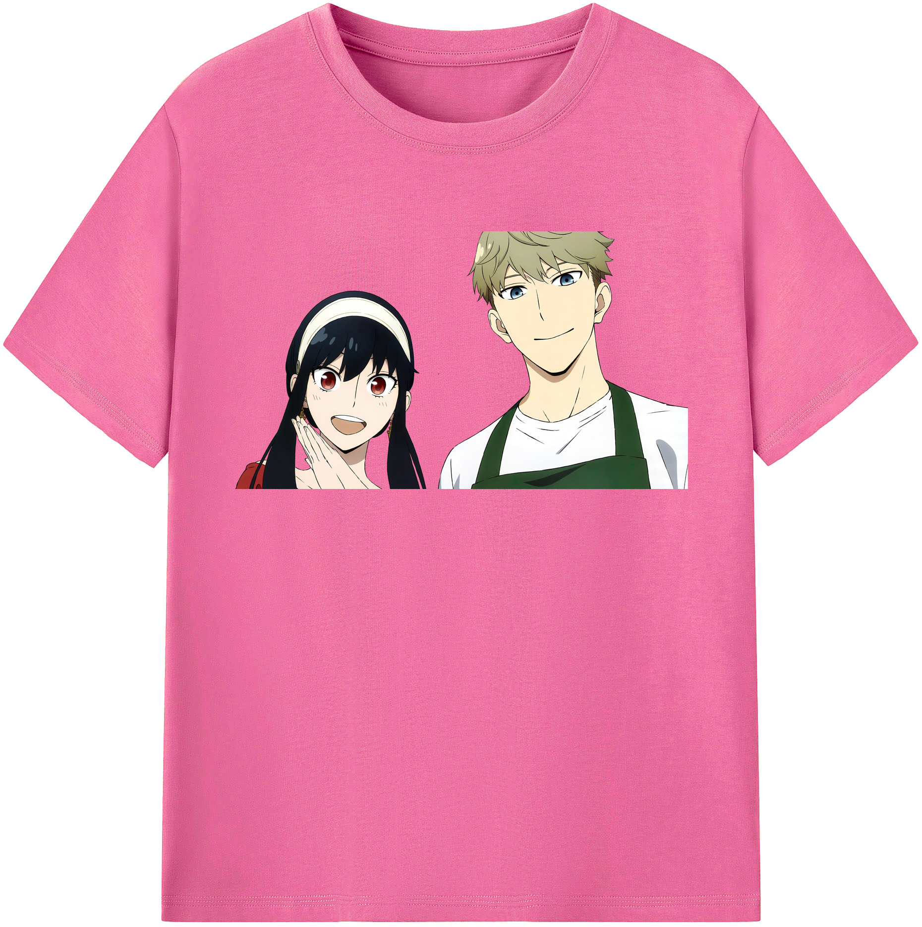 （画像用） SPY×FAMILY间谍家家酒 レディースカジュアルプリントTシャツ（綿100％）